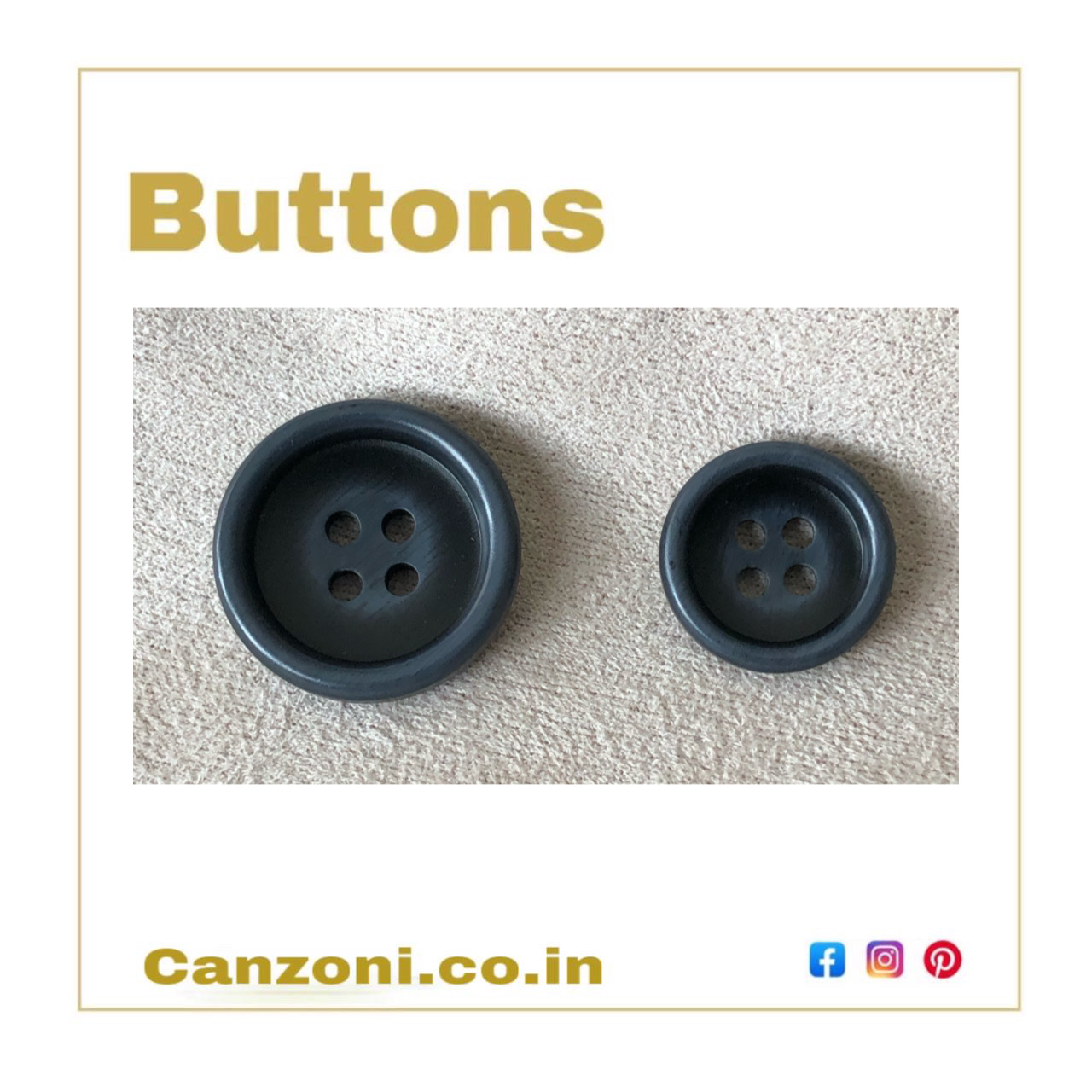 Plain Crozo Button 3