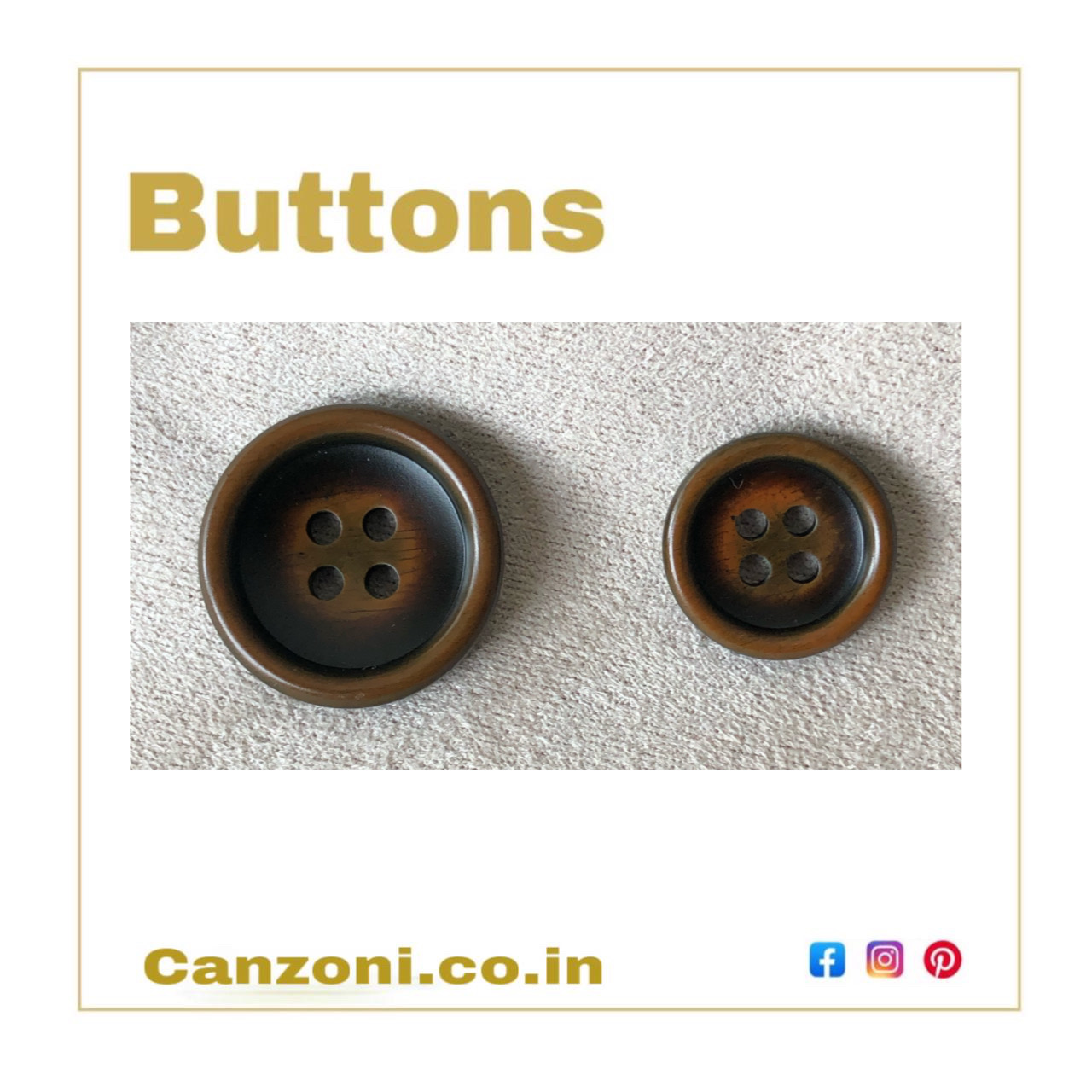 Plain Crozo Button 5